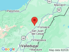 Map of Site Report: Camarones to Perija Road, Colombia
